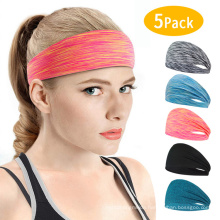 Wholesale Fashion Hairband Non-Slip Sweatband Sport Headbands Custom Women&Men Headband for Yoga